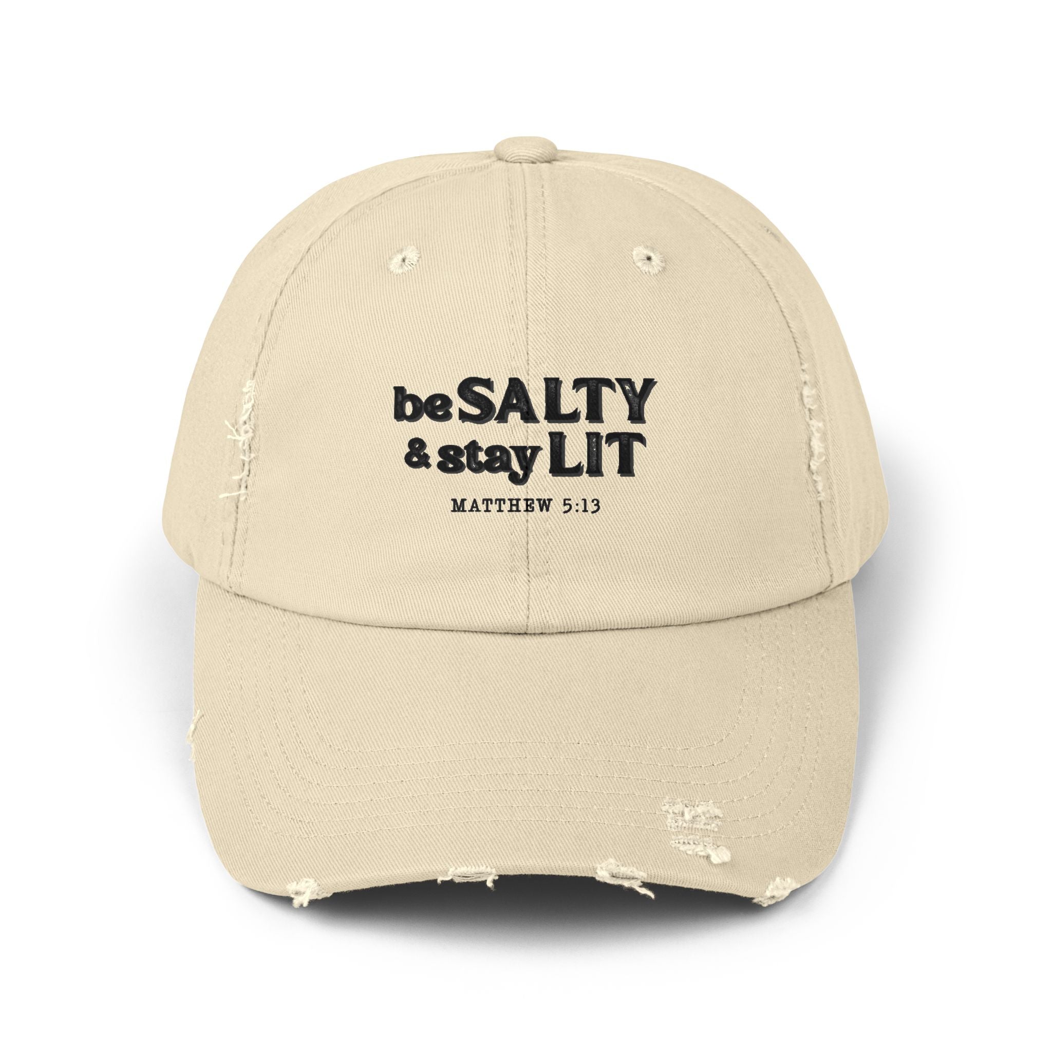 Matthew 5:13 - Christian Distressed Cap