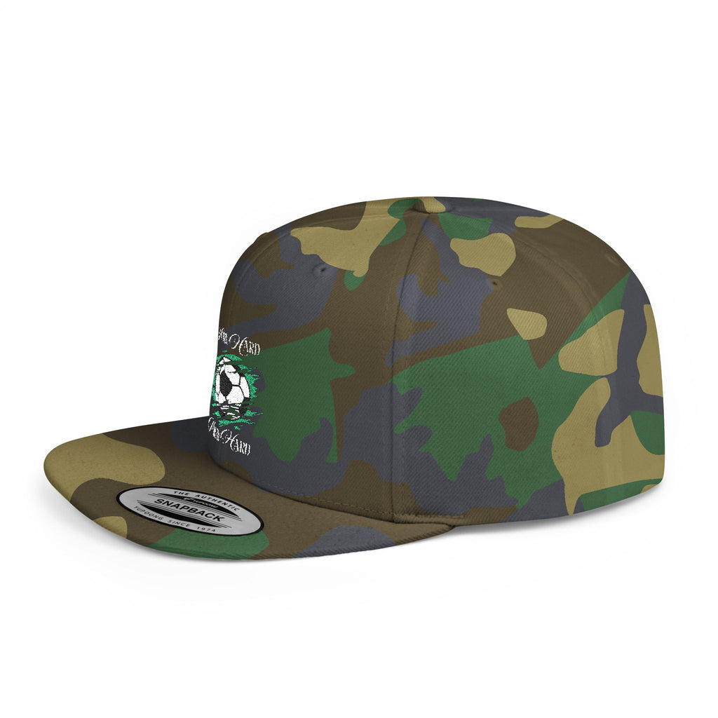 Soccer Work Hard Pray Hard - Christian Snapback