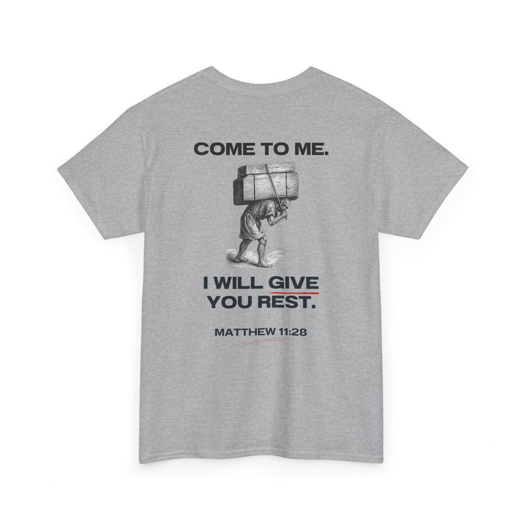 Matthew 11:28 - Christian Tee