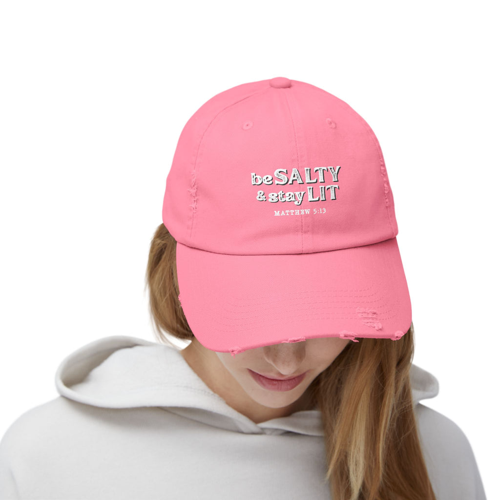 Matthew 5:13 - Christian Distressed Cap