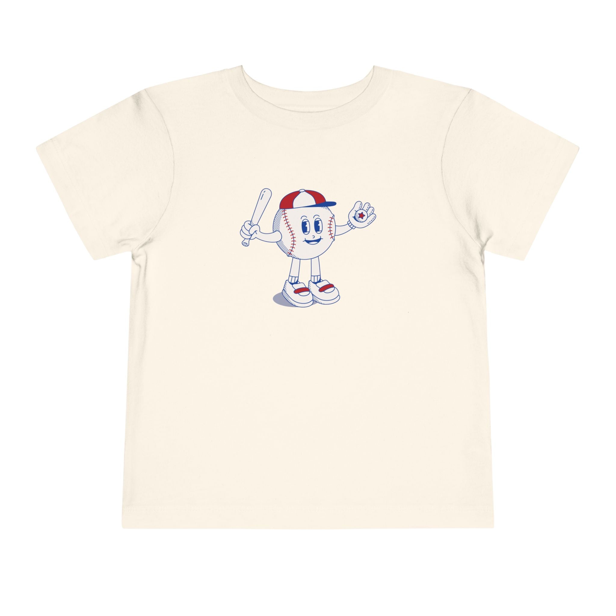 Retro Baseball Boy - Toddler Tee
