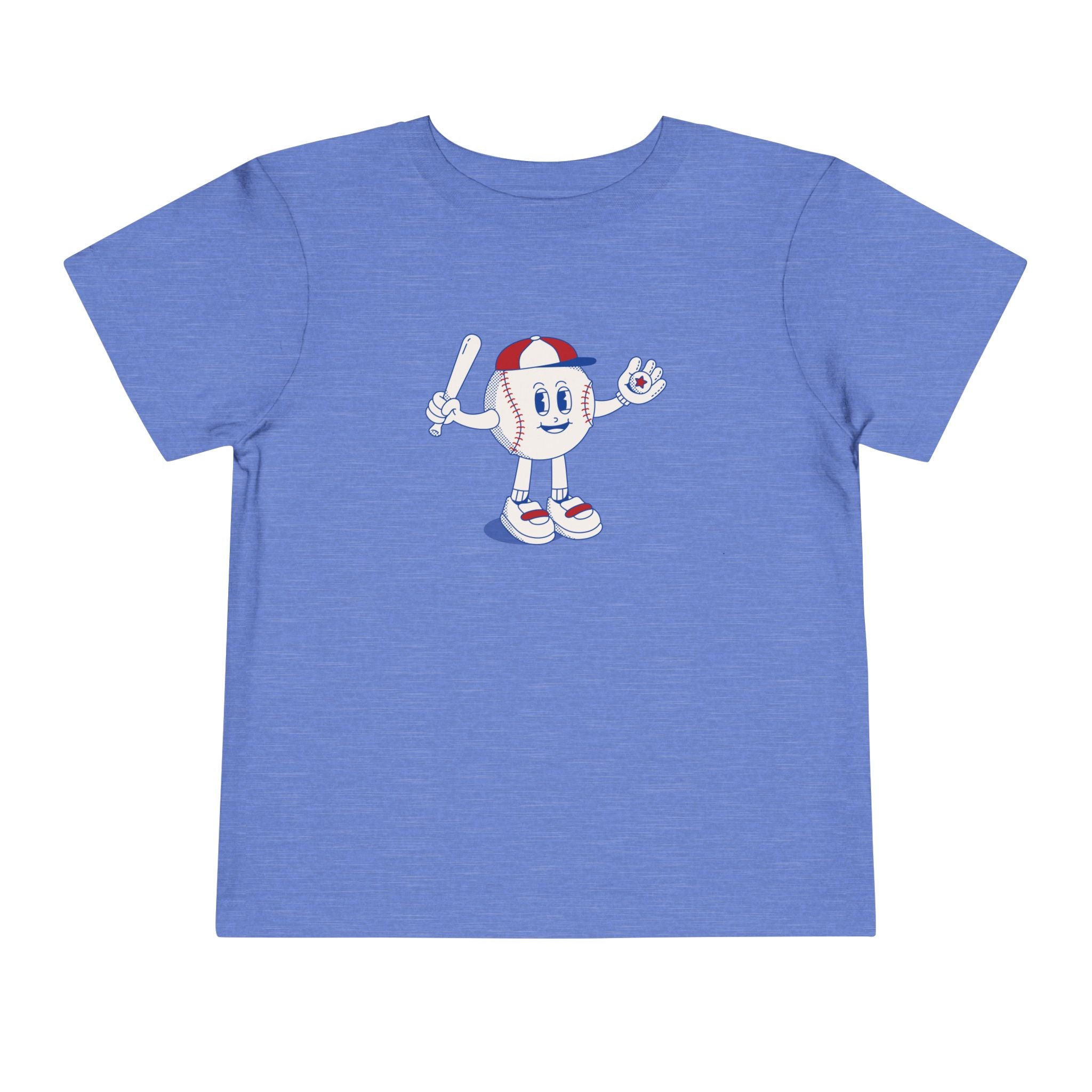 Retro Baseball Boy - Toddler Tee