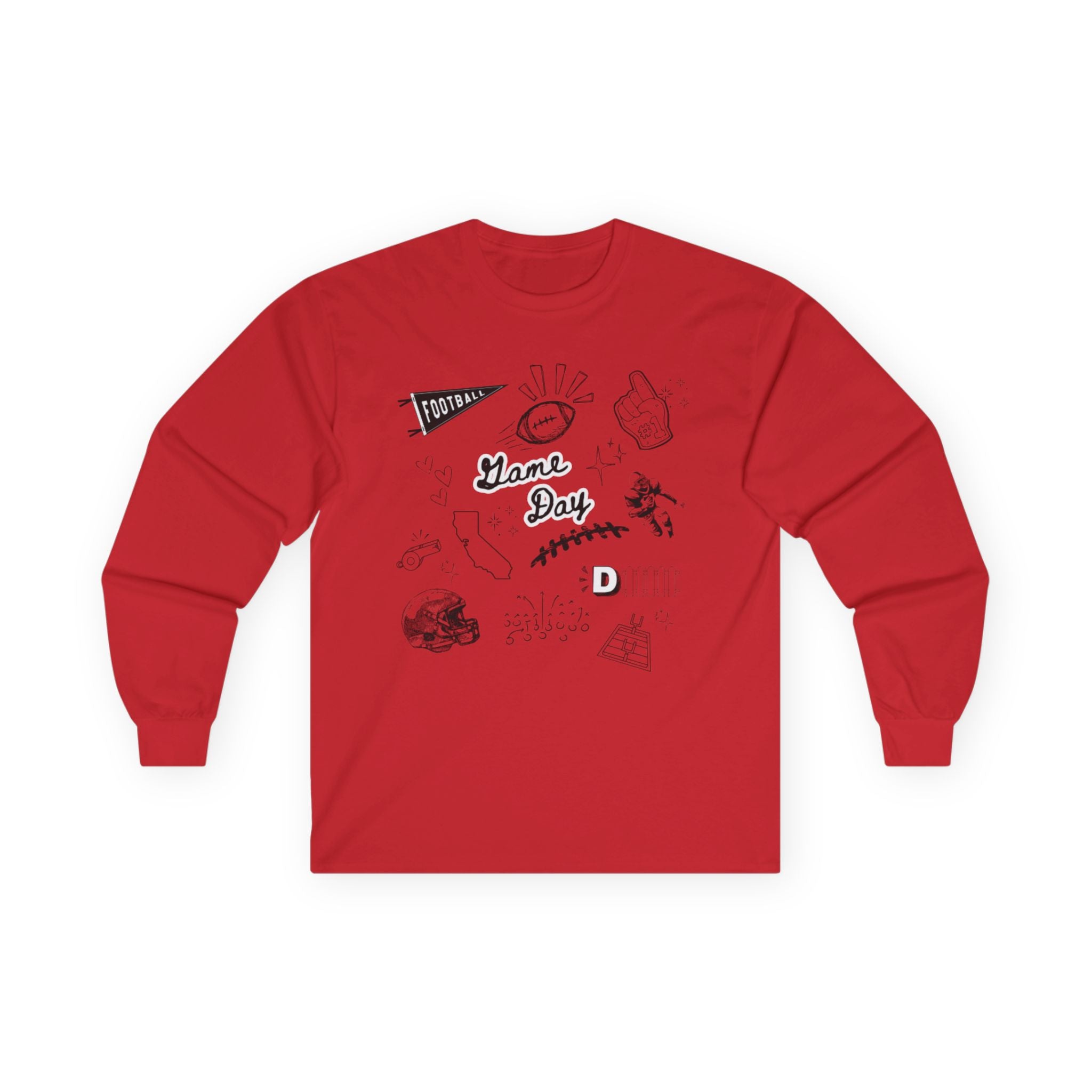 Football (CA) Game Day - Graphic Long Sleeve