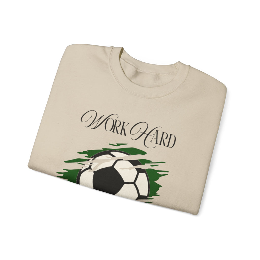 Soccer Work Hard Pray Hard - Crewneck Sweatshirt