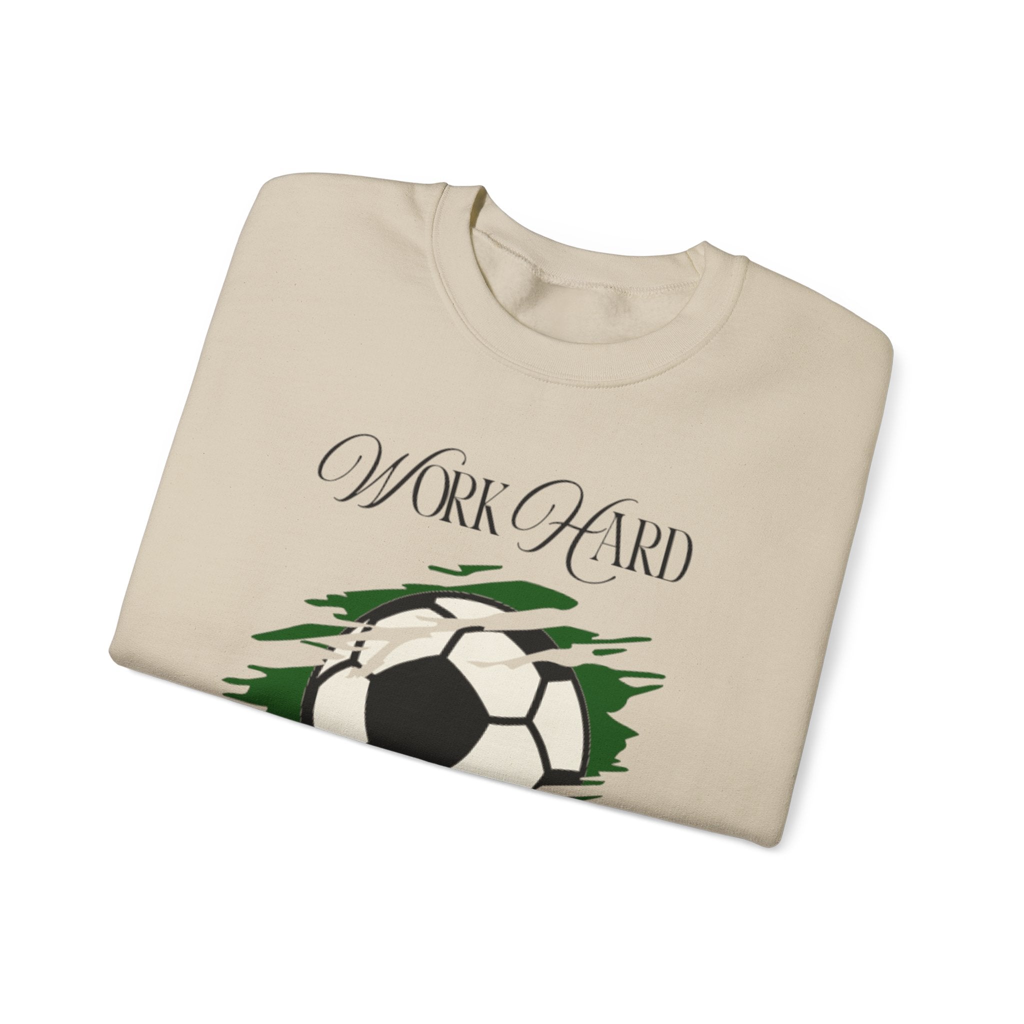Soccer Work Hard Pray Hard - Crewneck Sweatshirt