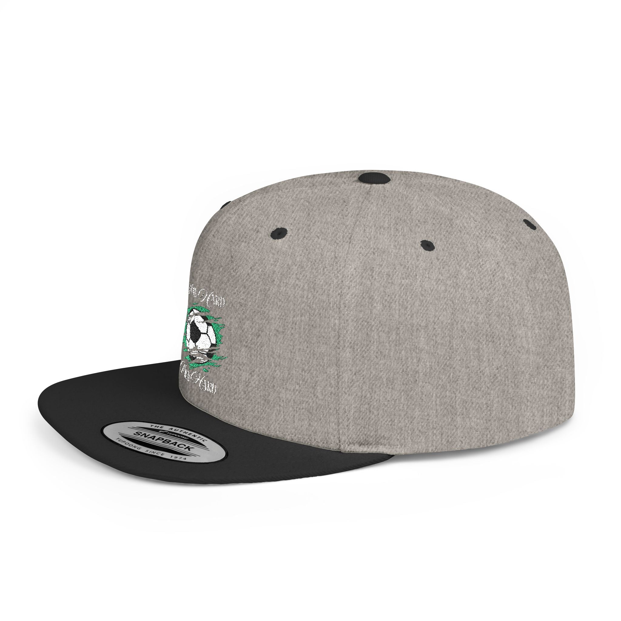 Soccer Work Hard Pray Hard - Christian Snapback