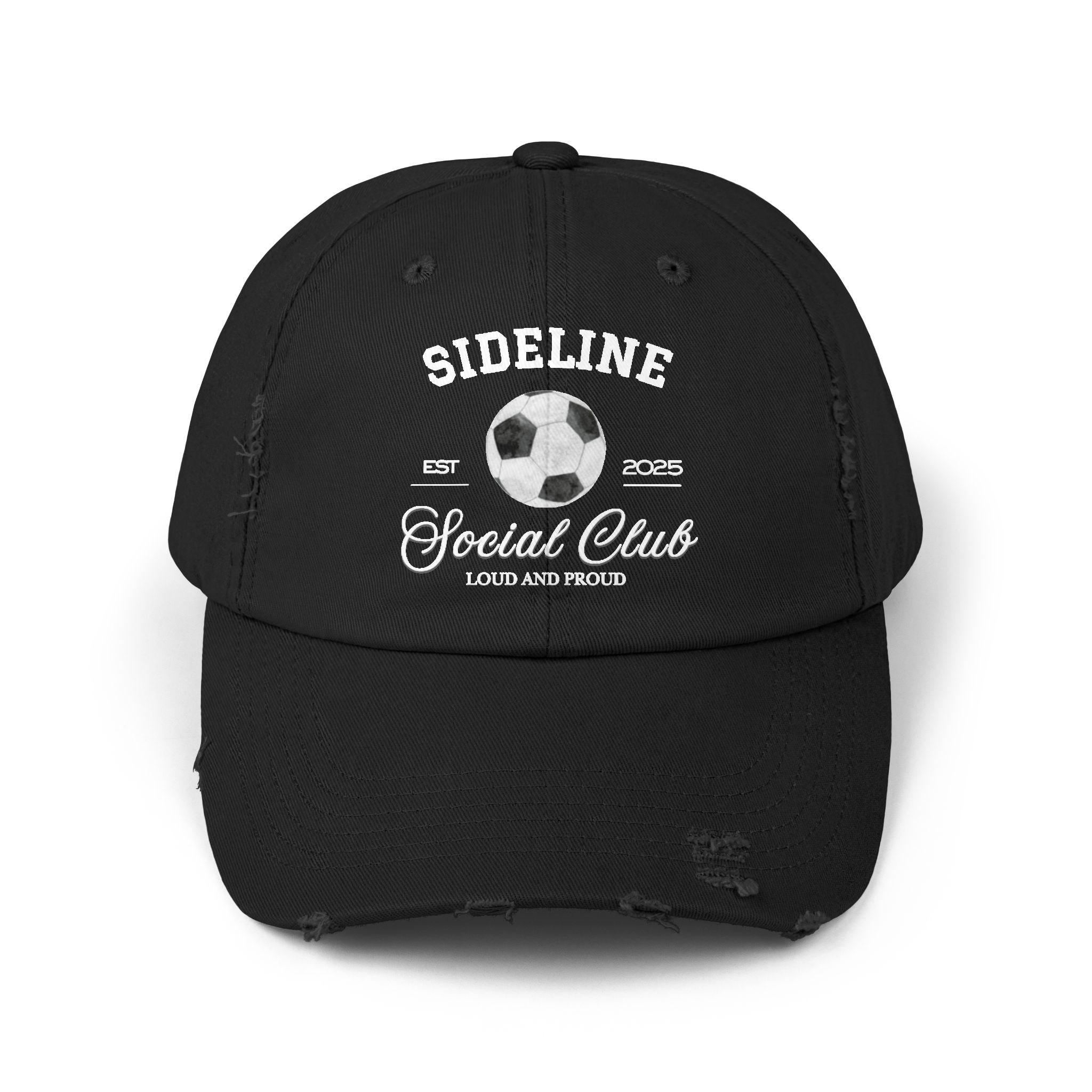 Soccer Sideline Social Club - Distressed Hat
