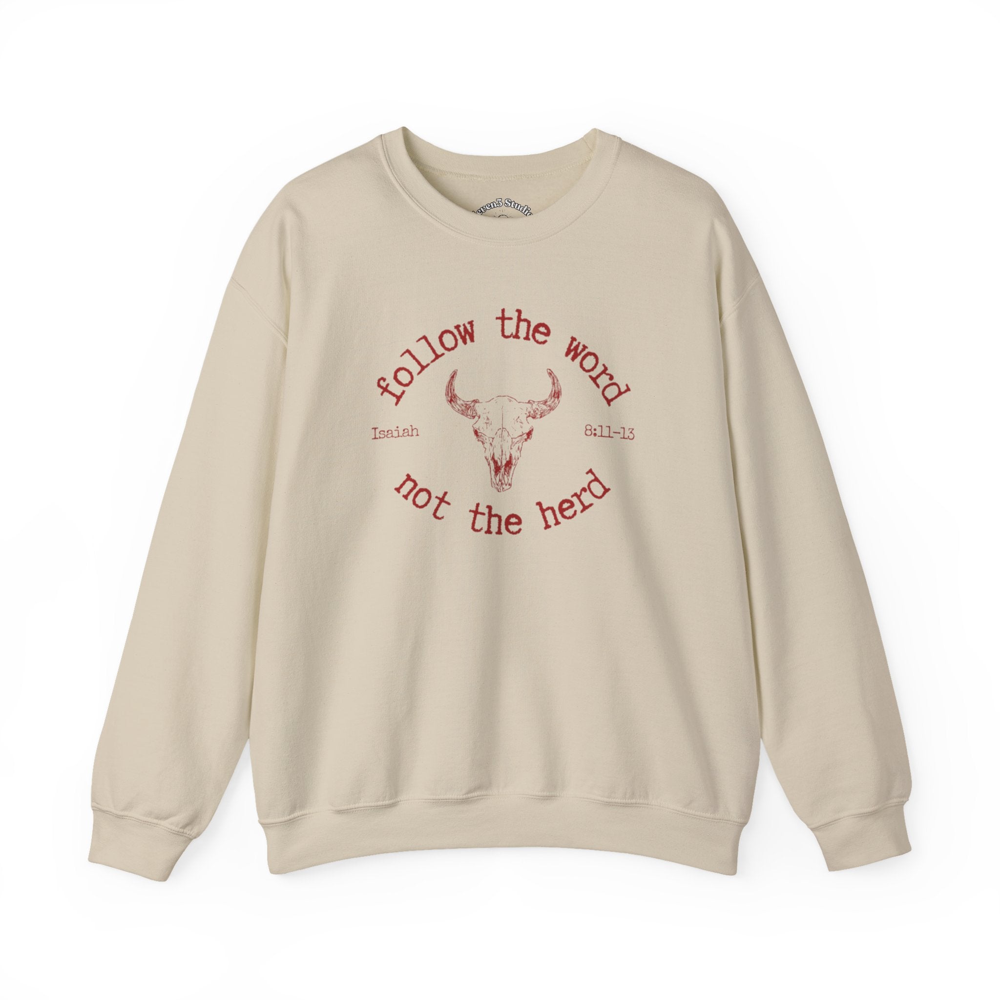 Isaiah 8:11-13 - Christian Crewneck Sweatshirt