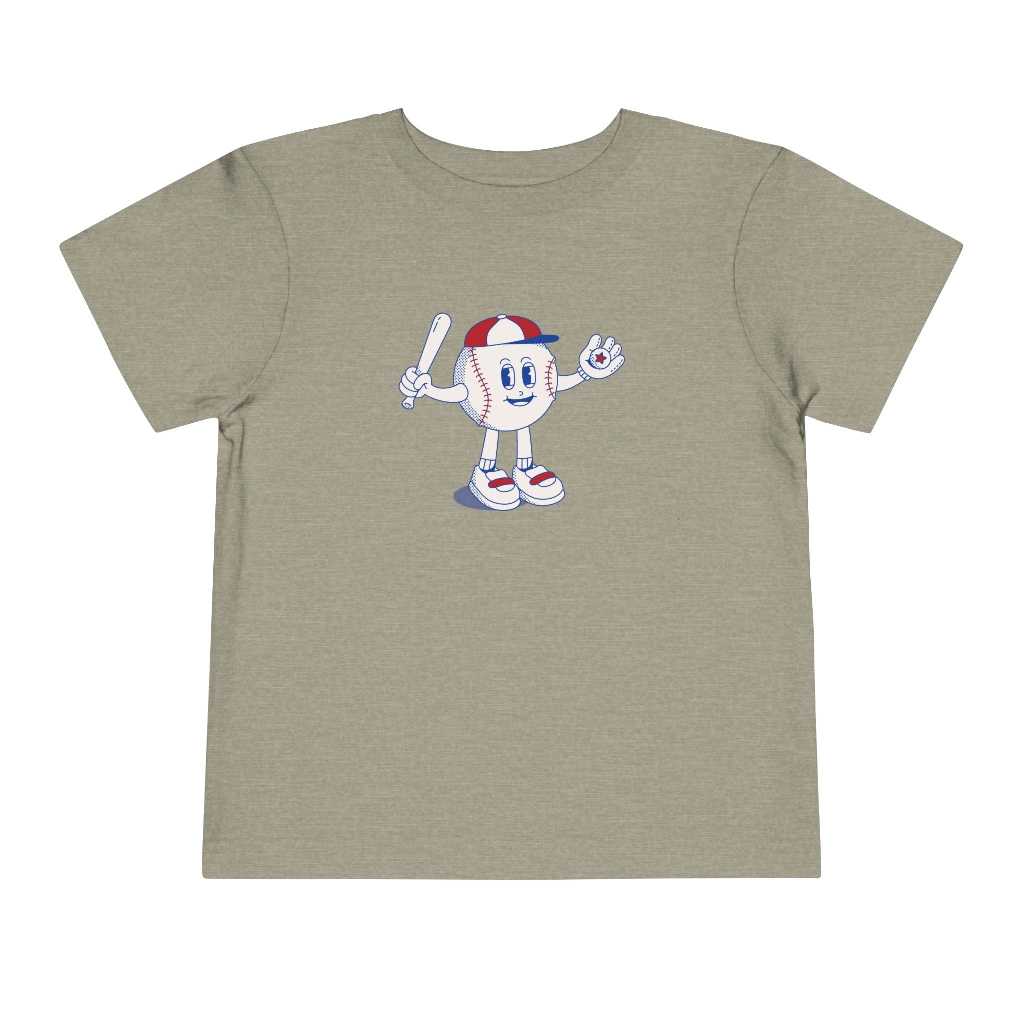 Retro Baseball Boy - Toddler Tee