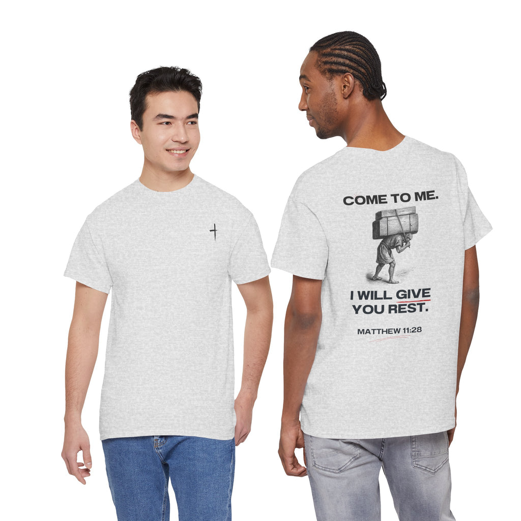 Matthew 11:28 - Christian Tee