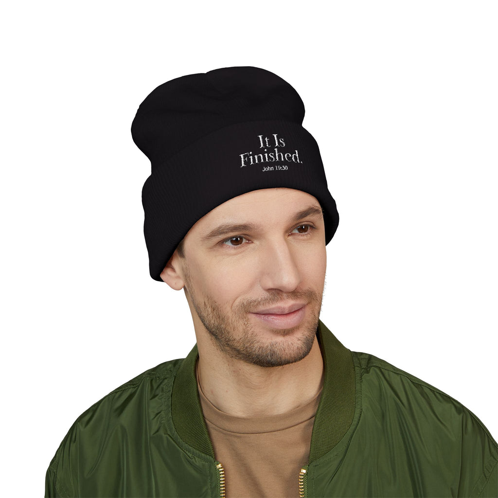 John 19:30 - Christian Beanie (Embroidered)