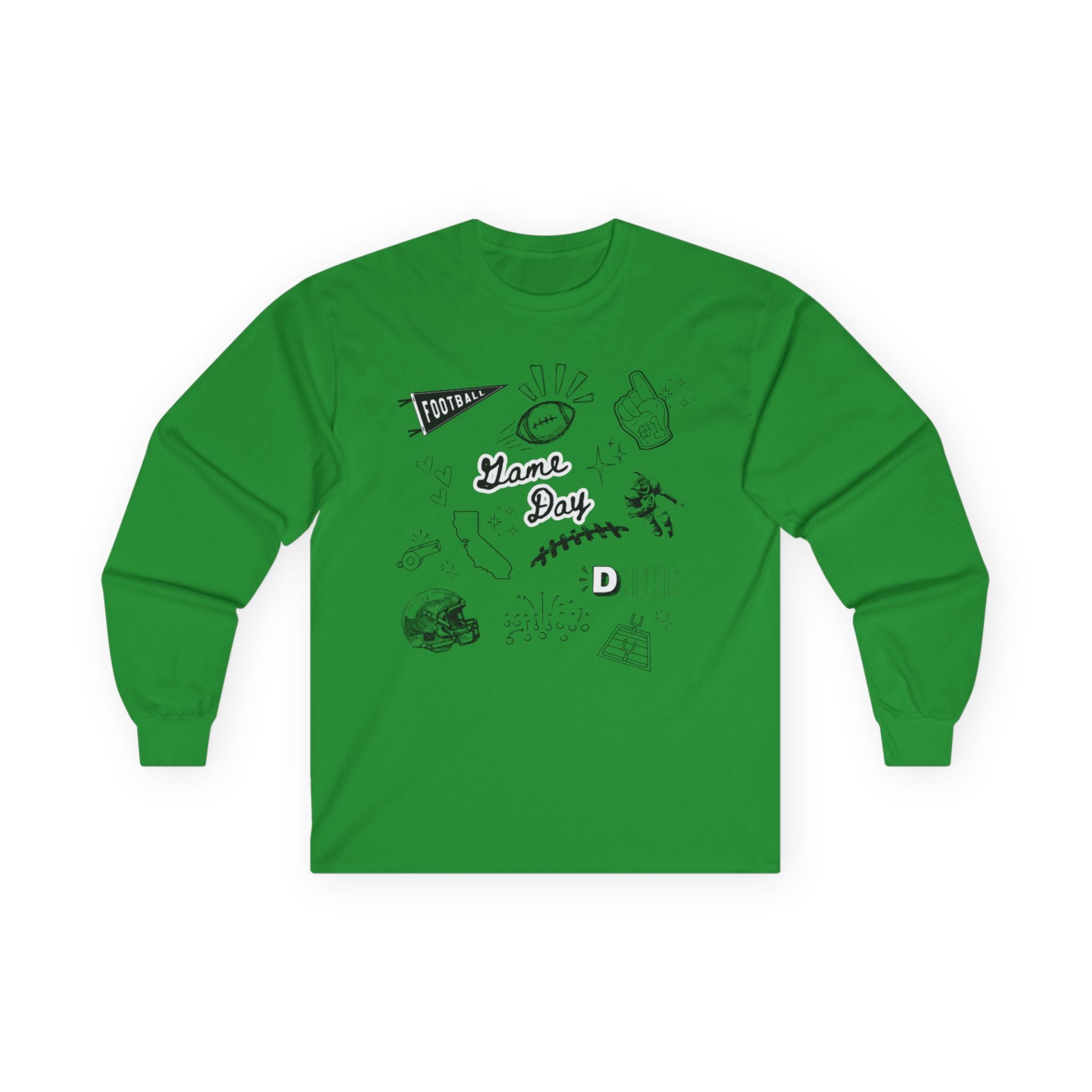 Football (CA) Game Day - Graphic Long Sleeve