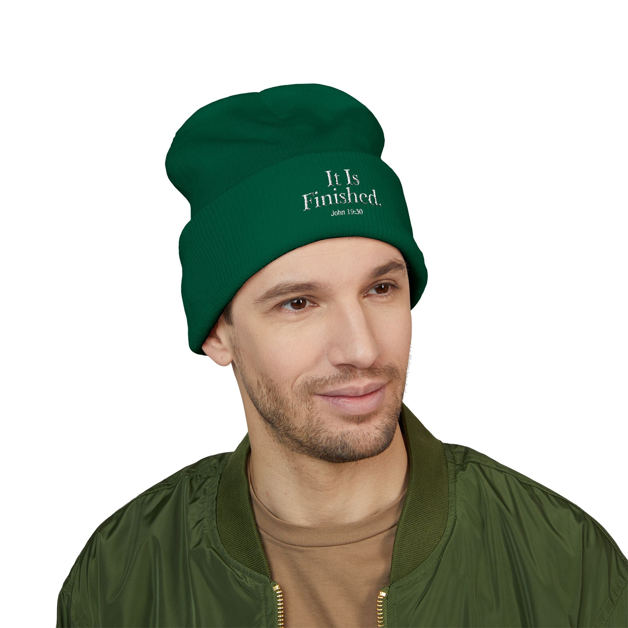 John 19:30 - Christian Beanie (Embroidered)