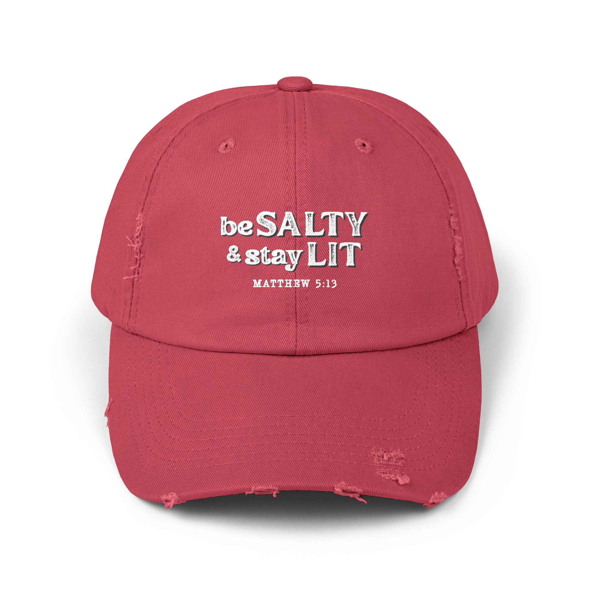 Matthew 5:13 - Christian Distressed Cap