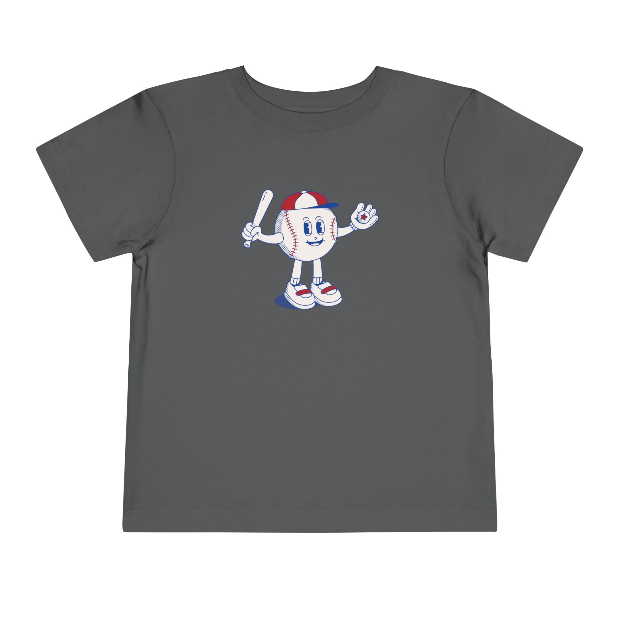 Retro Baseball Boy - Toddler Tee