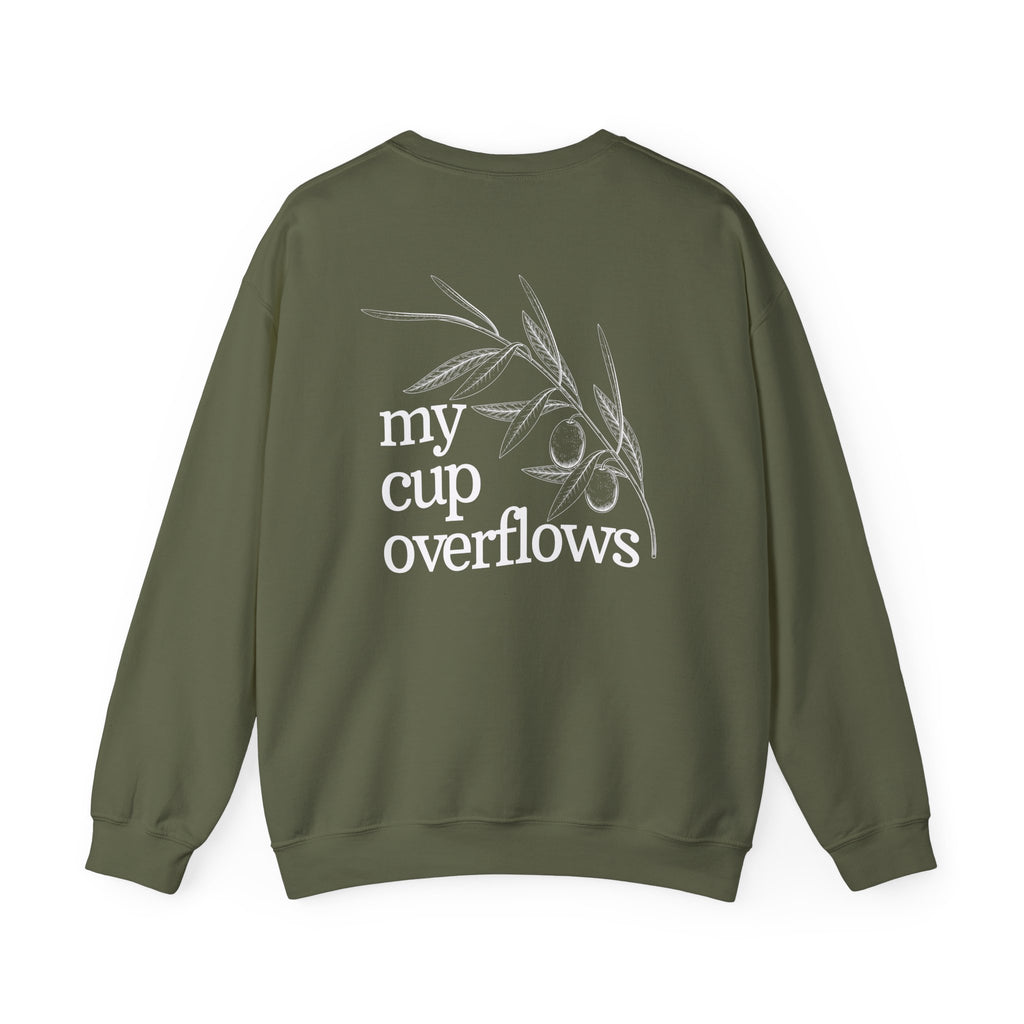 Psalm 23:5 - Christian Crewneck Sweatshirt
