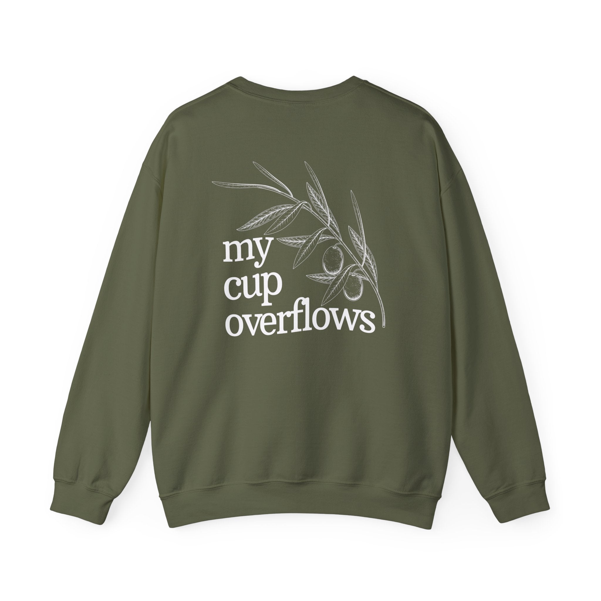 Psalm 23:5 - Christian Crewneck Sweatshirt