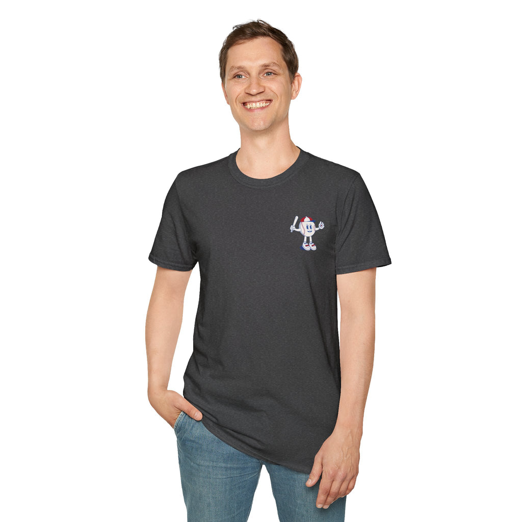 Retro Baseball Boy - Graphic Tee
