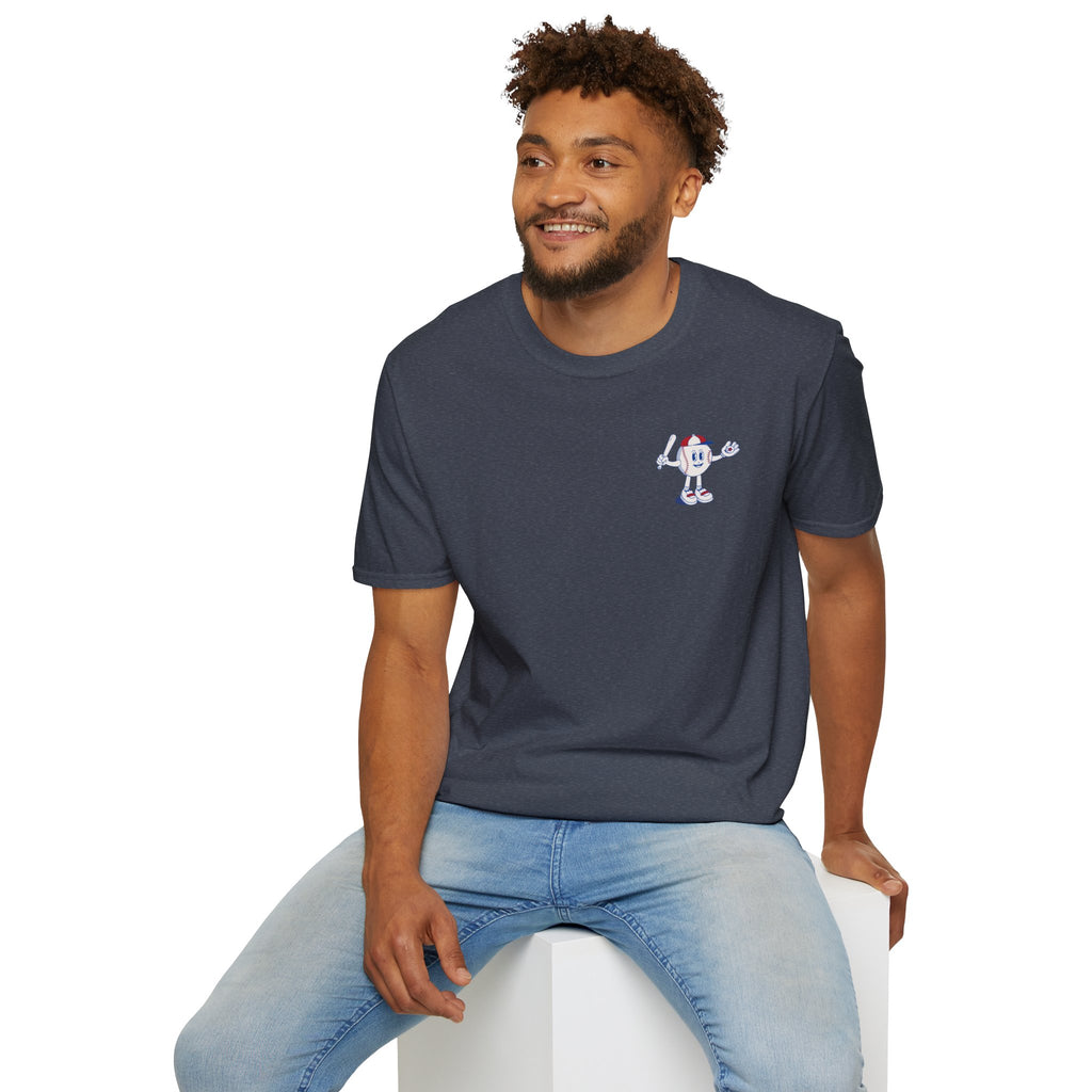 Retro Baseball Boy - Graphic Tee