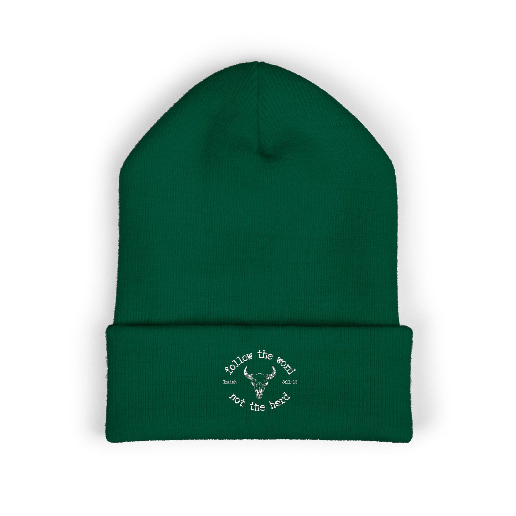 Isaiah 8:11-13 - Christian Beanie (Embroidered)