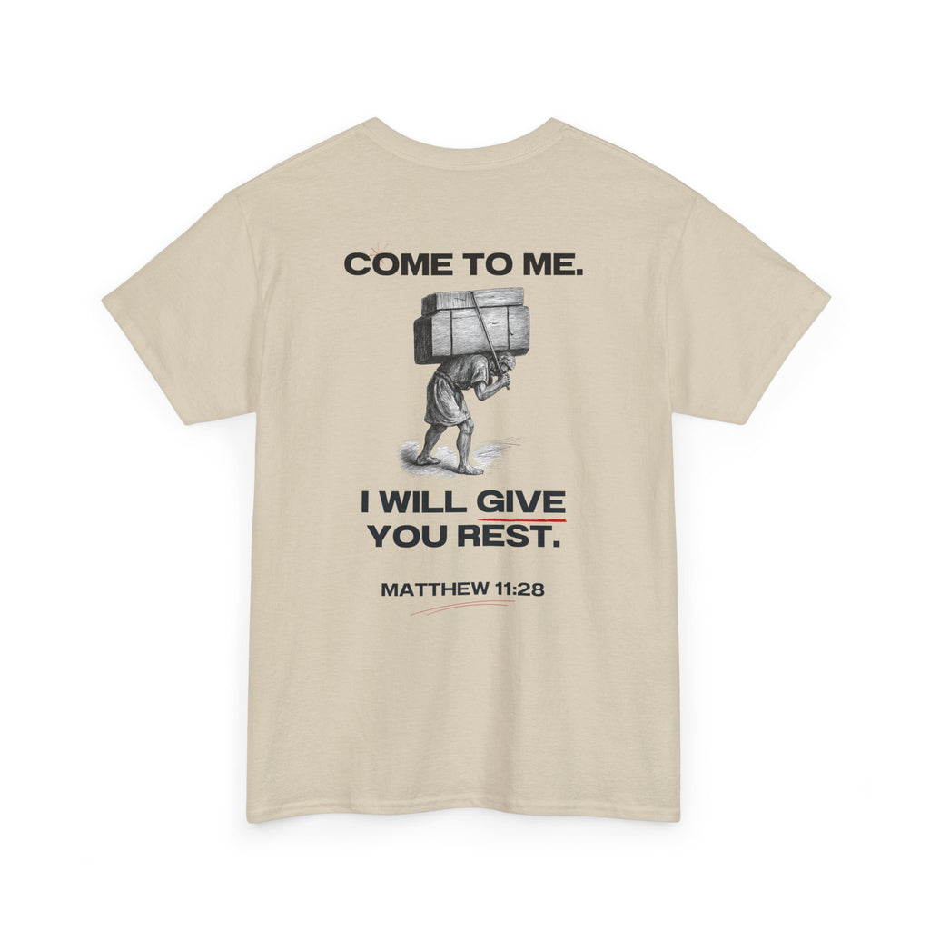 Matthew 11:28 - Christian Tee