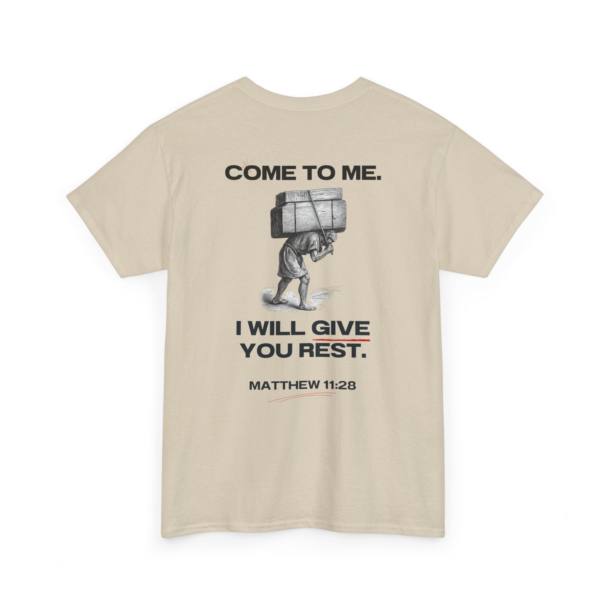 Matthew 11:28 - Christian Tee