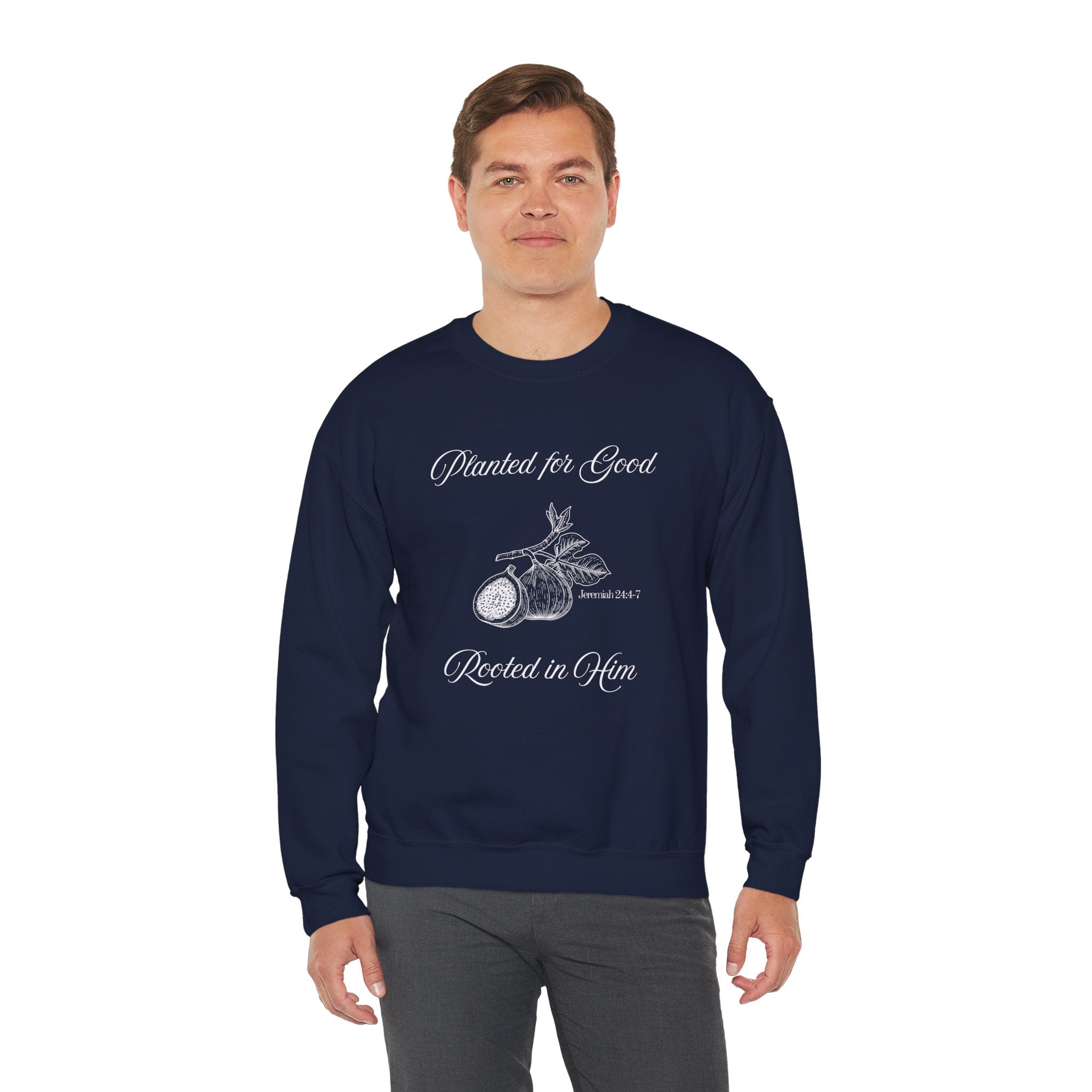 Jeremiah 24:4-7 - Christian Crewneck Sweatshirt