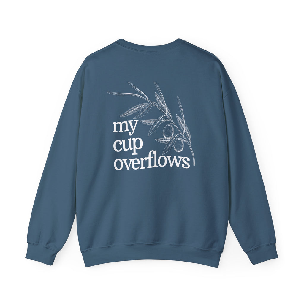 Psalm 23:5 - Christian Crewneck Sweatshirt