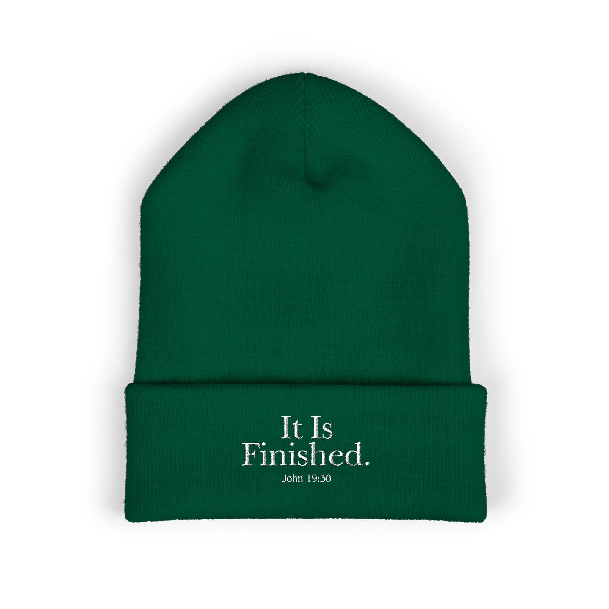 John 19:30 - Christian Beanie (Embroidered)