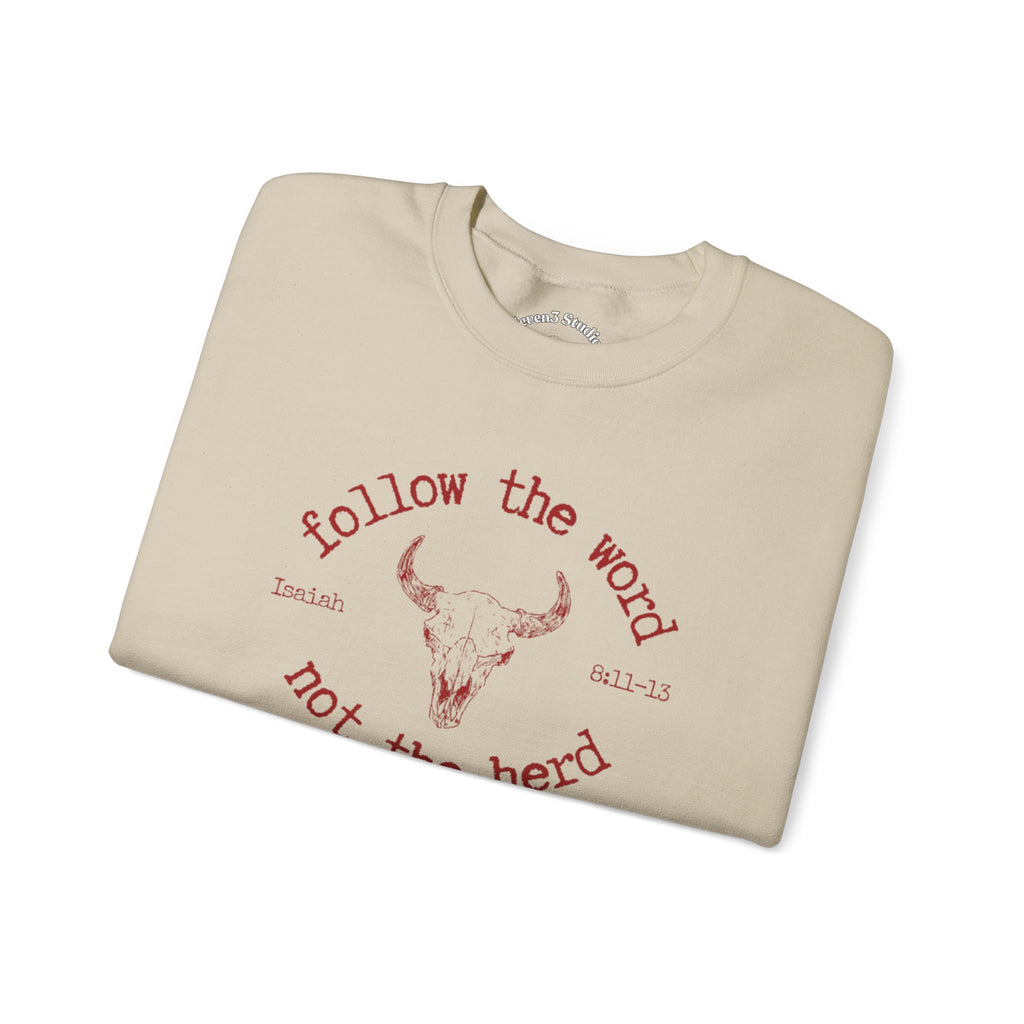 Isaiah 8:11-13 - Christian Crewneck Sweatshirt
