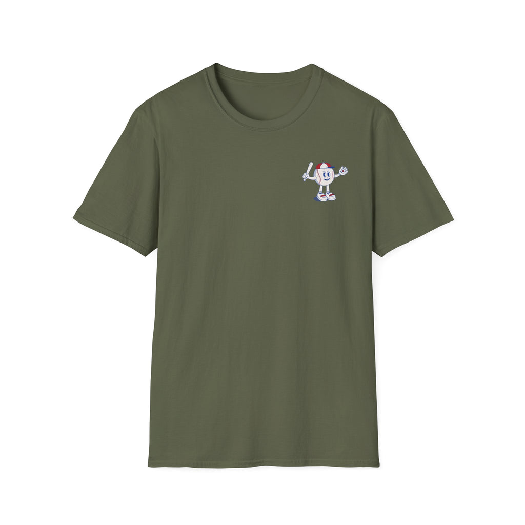 Retro Baseball Boy - Graphic Tee