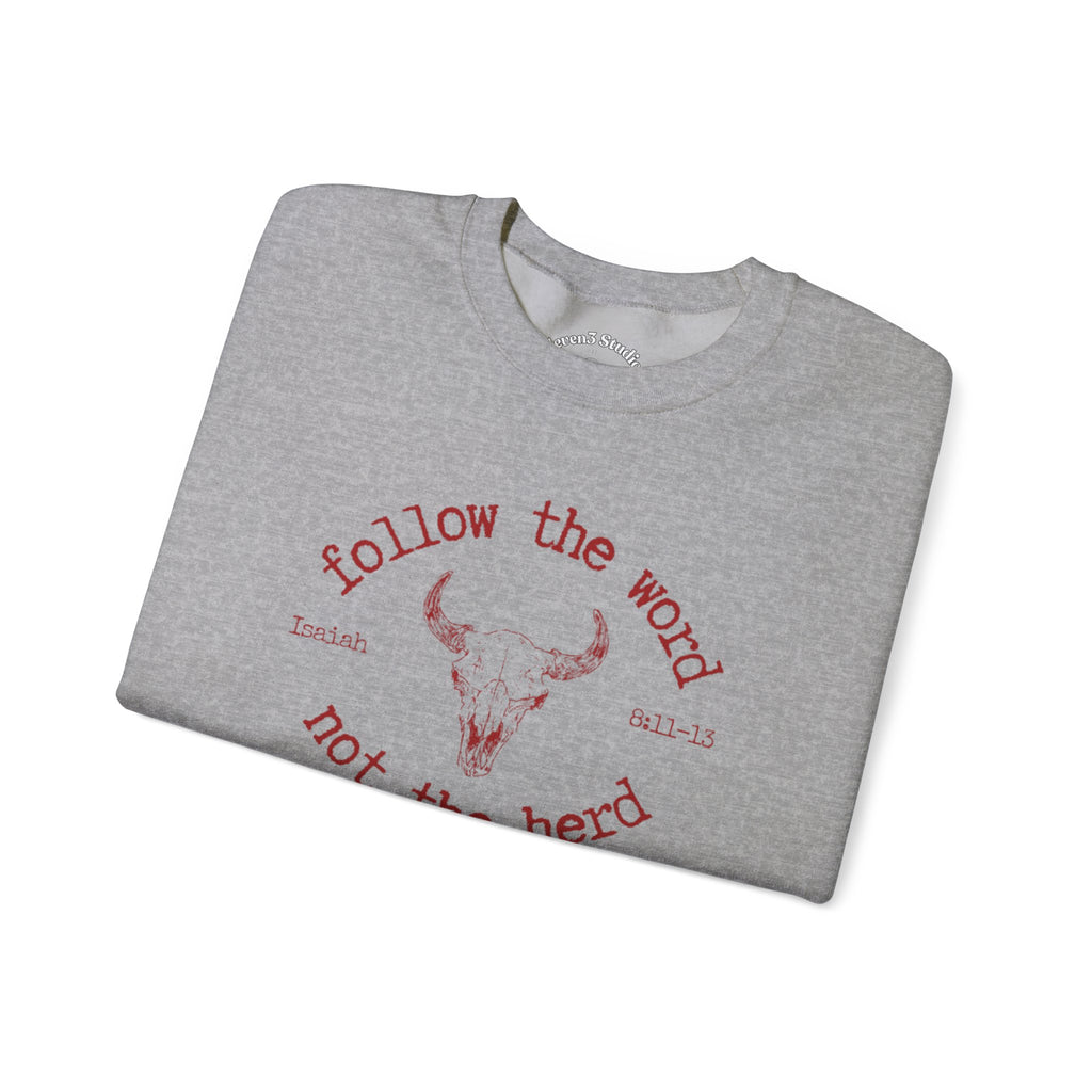 Isaiah 8:11-13 - Christian Crewneck Sweatshirt