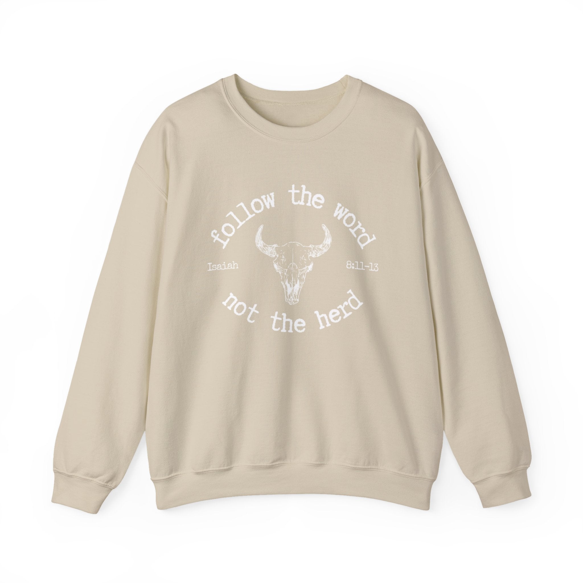Isaiah 8:11-13 - Christian Crewneck Sweatshirt