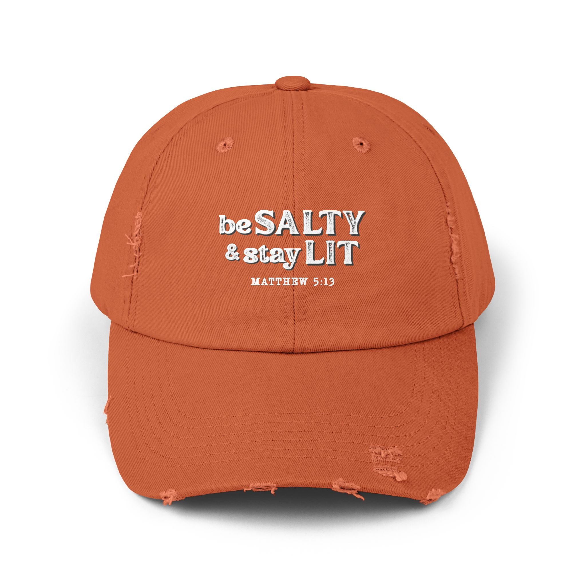 Matthew 5:13 - Christian Distressed Cap