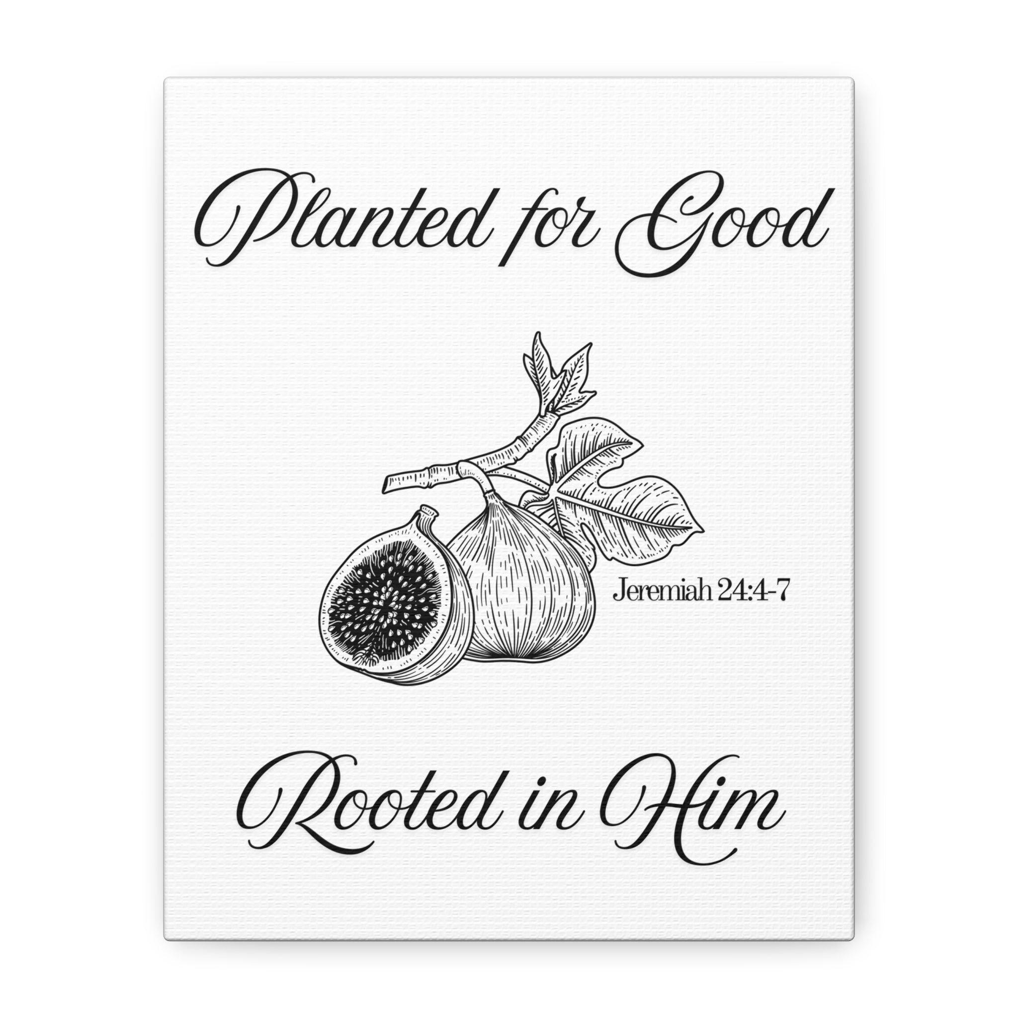 Jeremiah 24:4-7 - Christian Wall Art