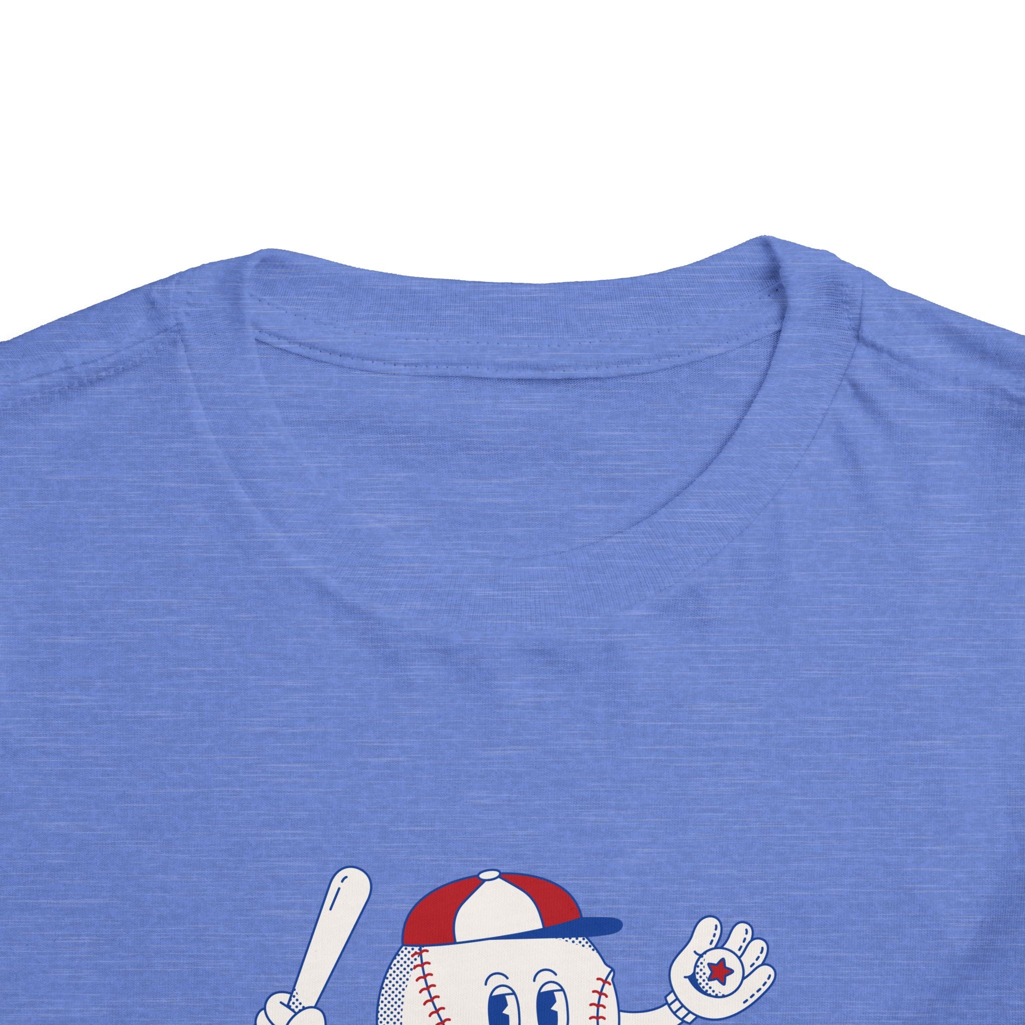 Retro Baseball Boy - Toddler Tee