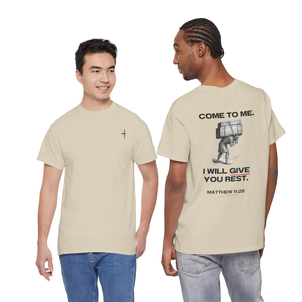 Matthew 11:28 - Christian Tee