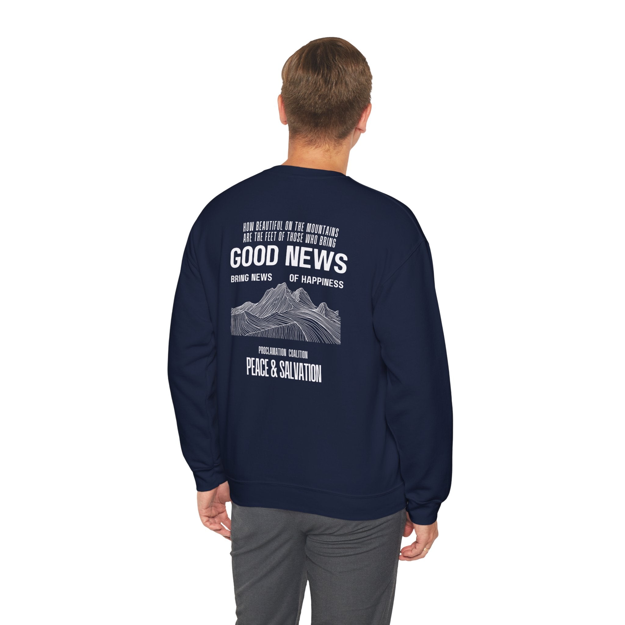 Isaiah 52:7 - Christian Crewneck Sweatshirt