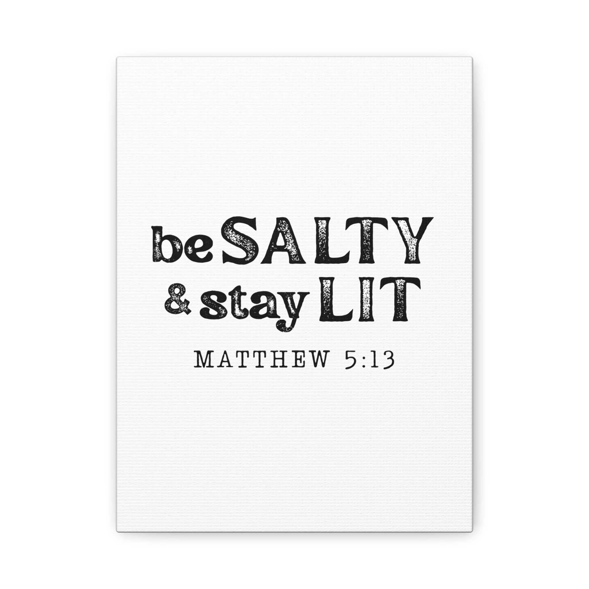 Matthew 5:13 - Christian Wall Art