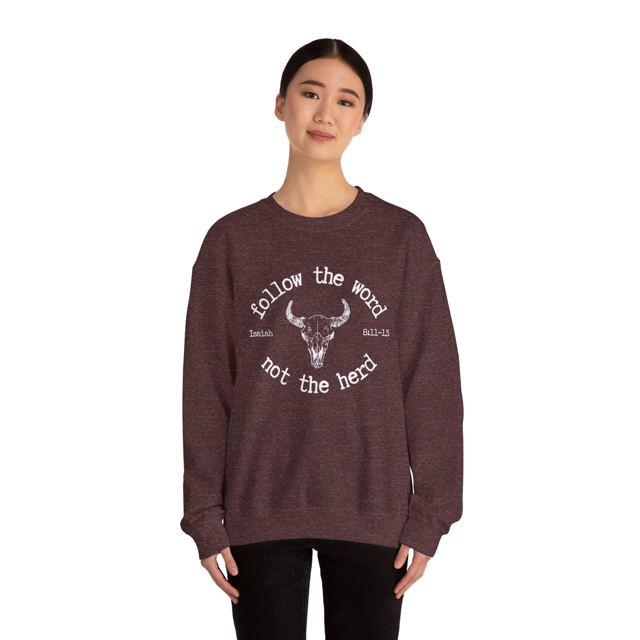 Isaiah 8:11-13 - Christian Crewneck Sweatshirt