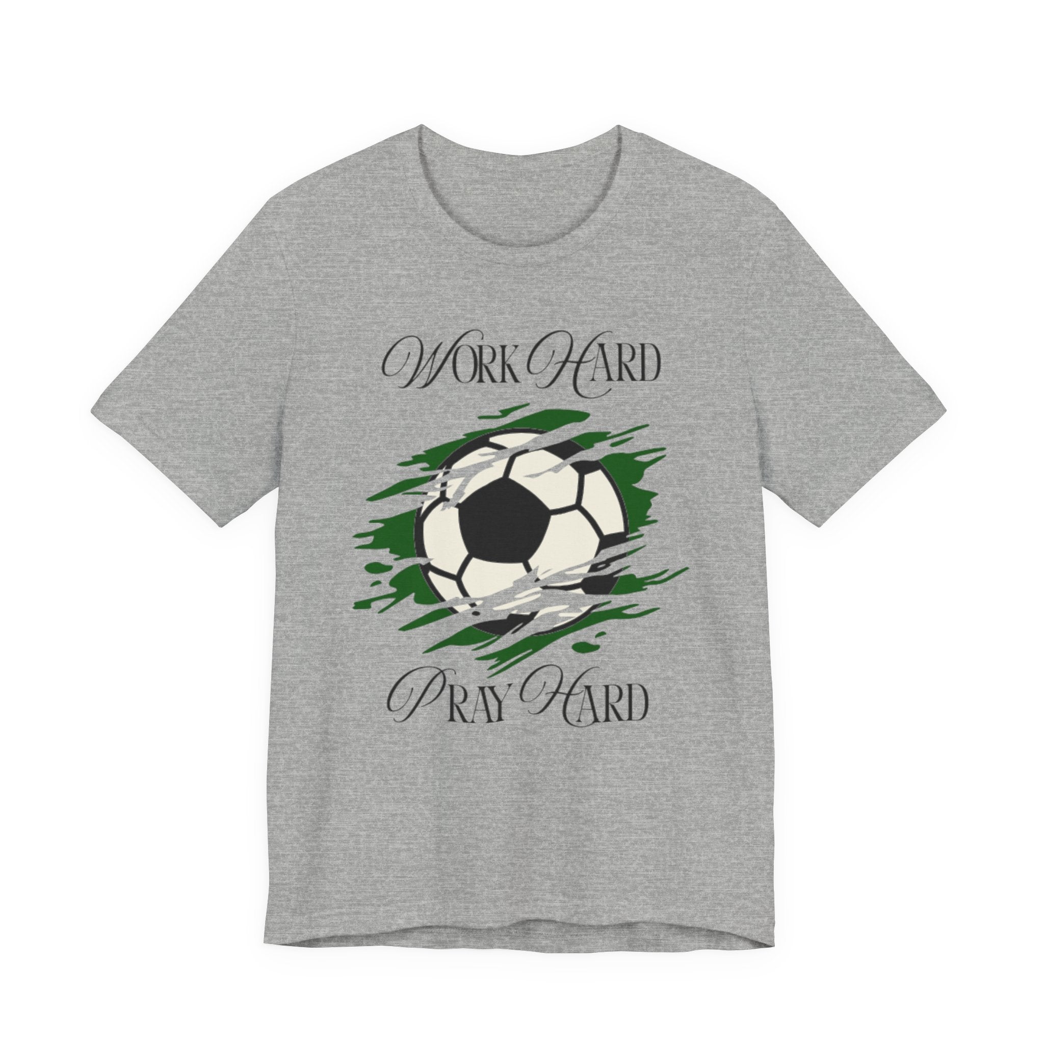 Soccer Work Hard Pray Hard - Graphic Tee