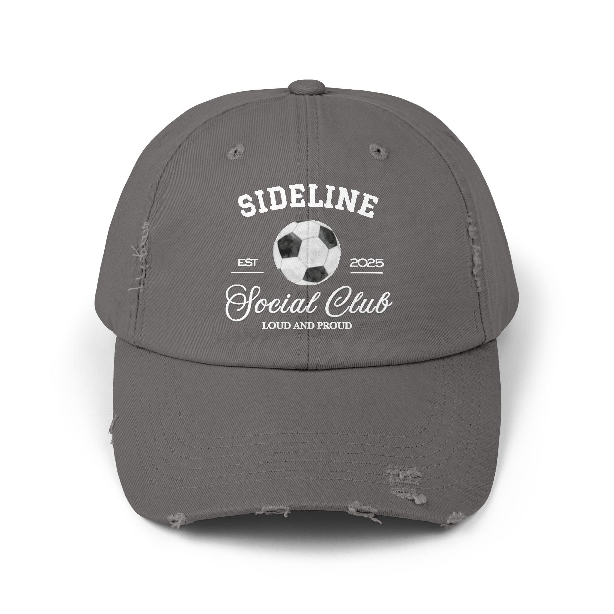Soccer Sideline Social Club - Distressed Hat