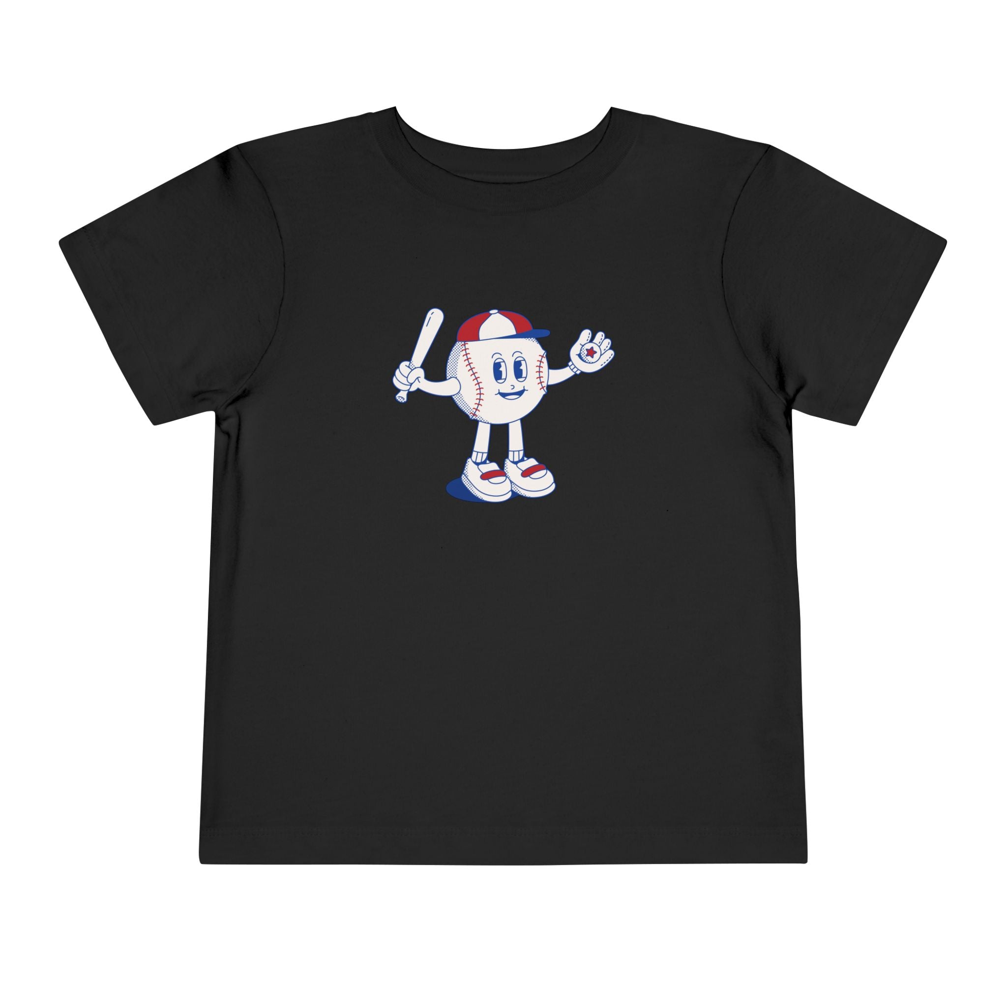 Retro Baseball Boy - Toddler Tee