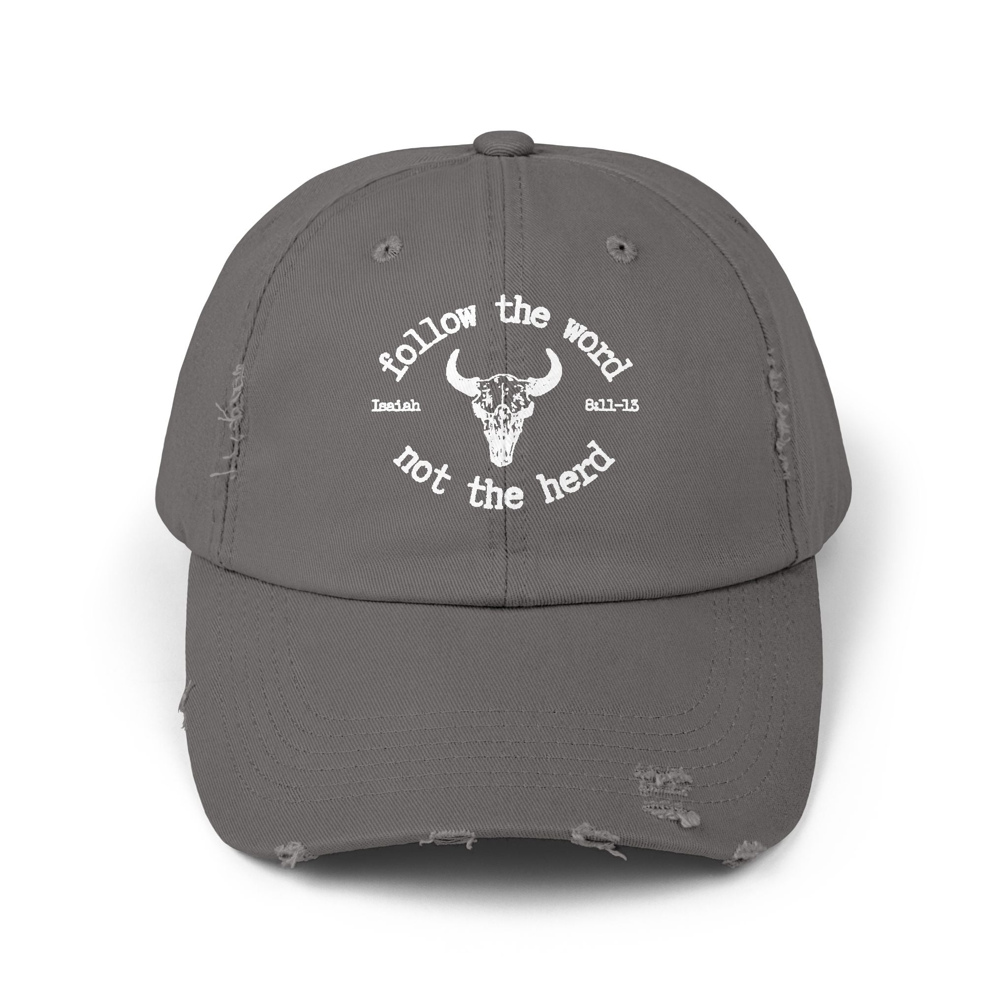 Isaiah 8:11-13 - Christian Distressed Cap