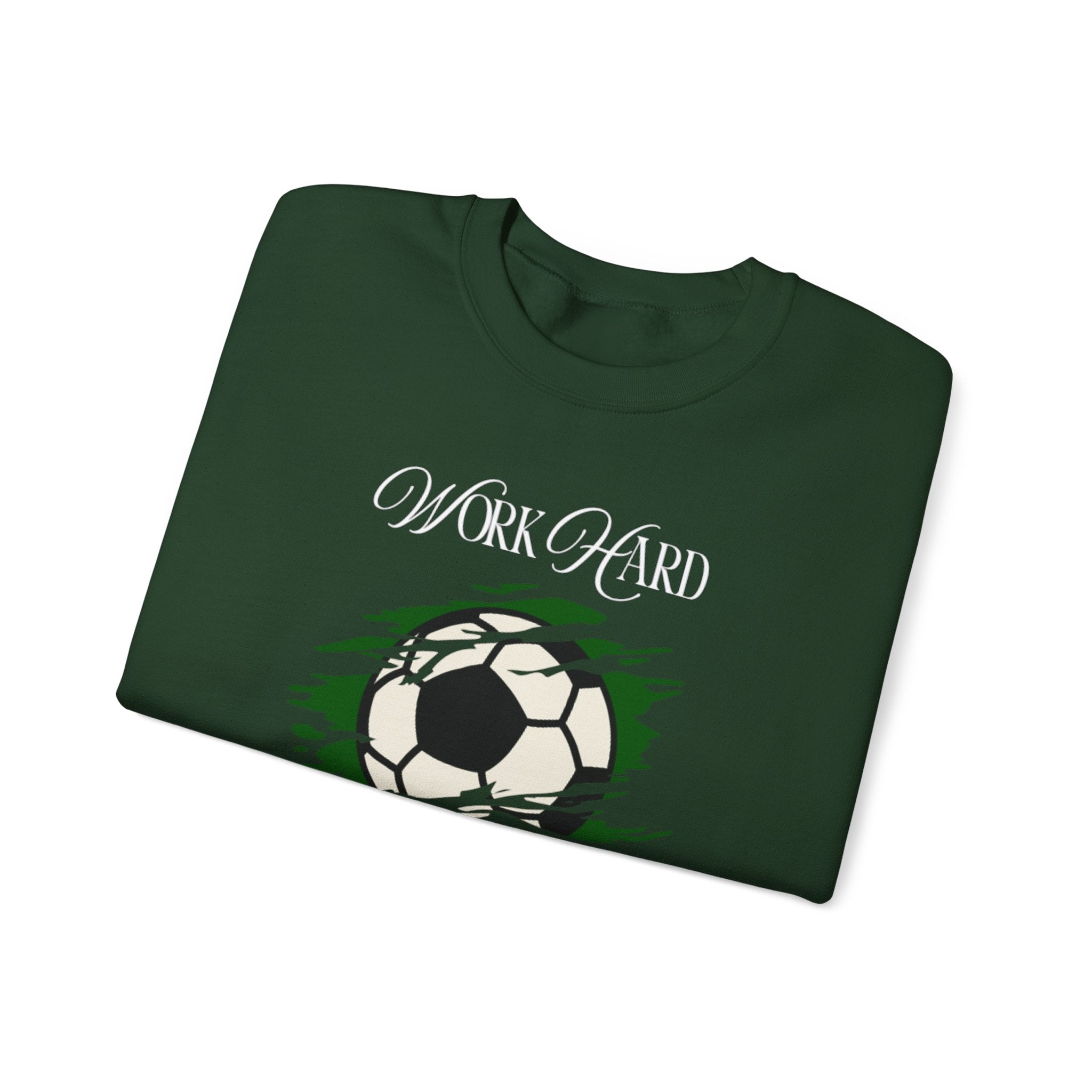 Soccer Work Hard Pray Hard - Crewneck Sweatshirt