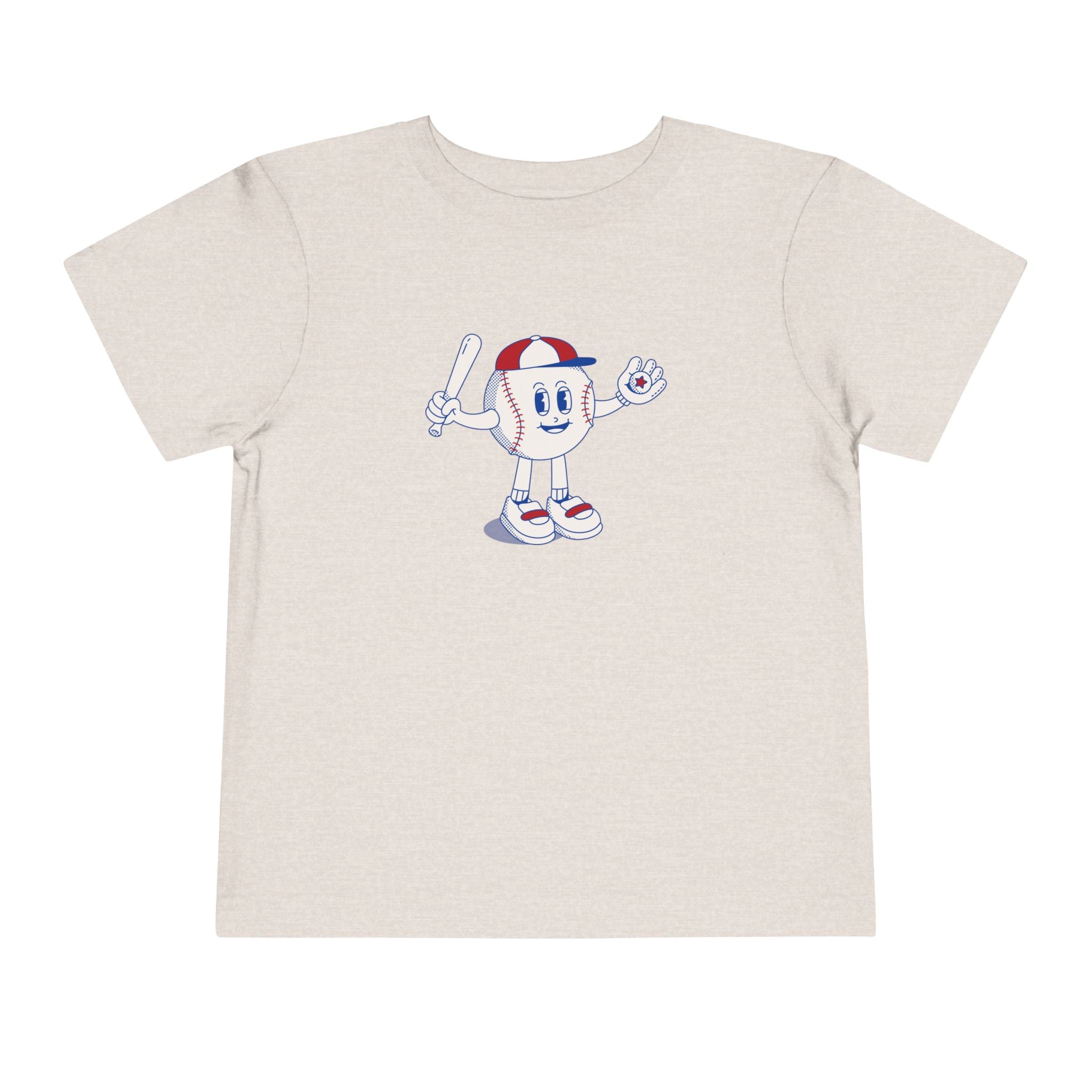 Retro Baseball Boy - Toddler Tee