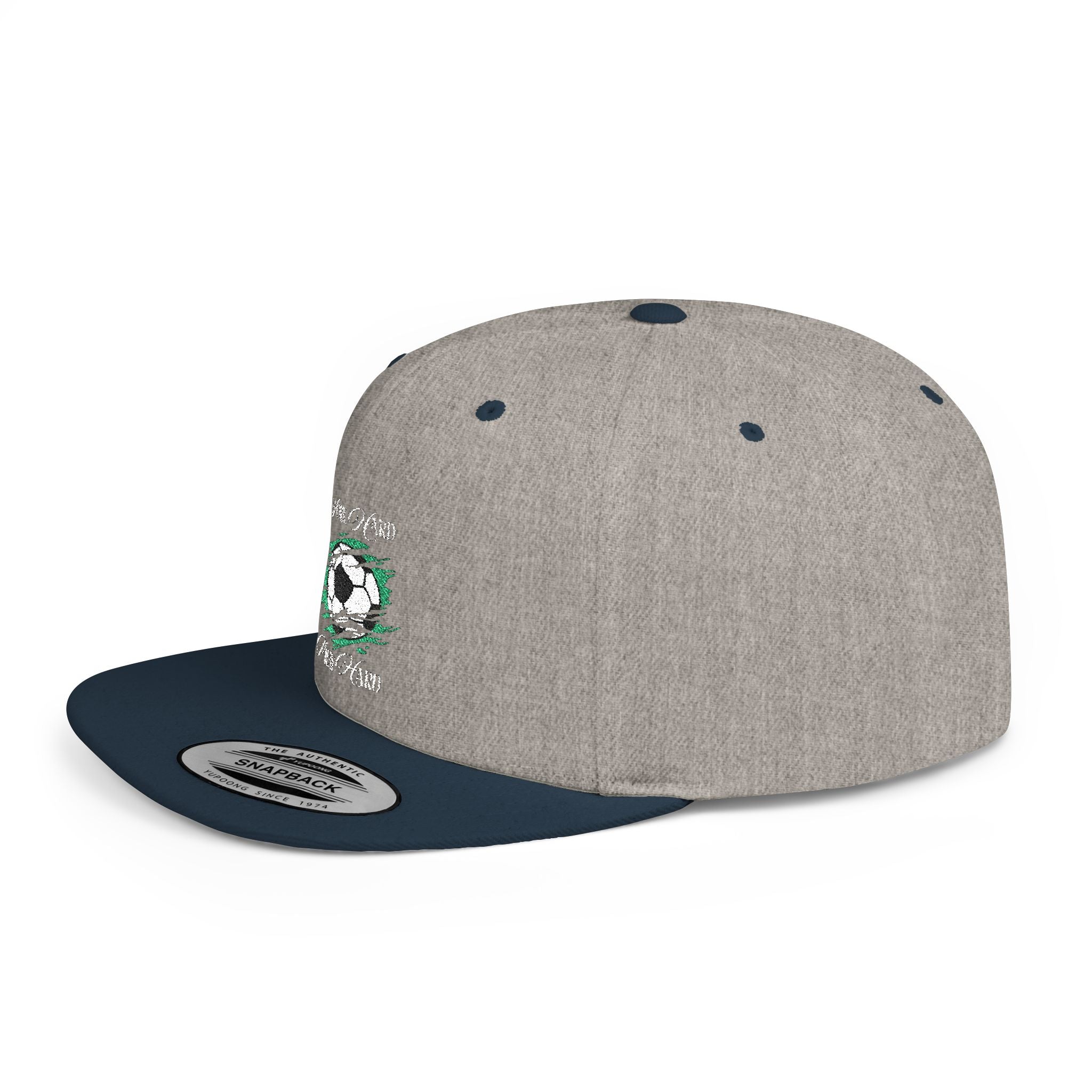 Soccer Work Hard Pray Hard - Christian Snapback