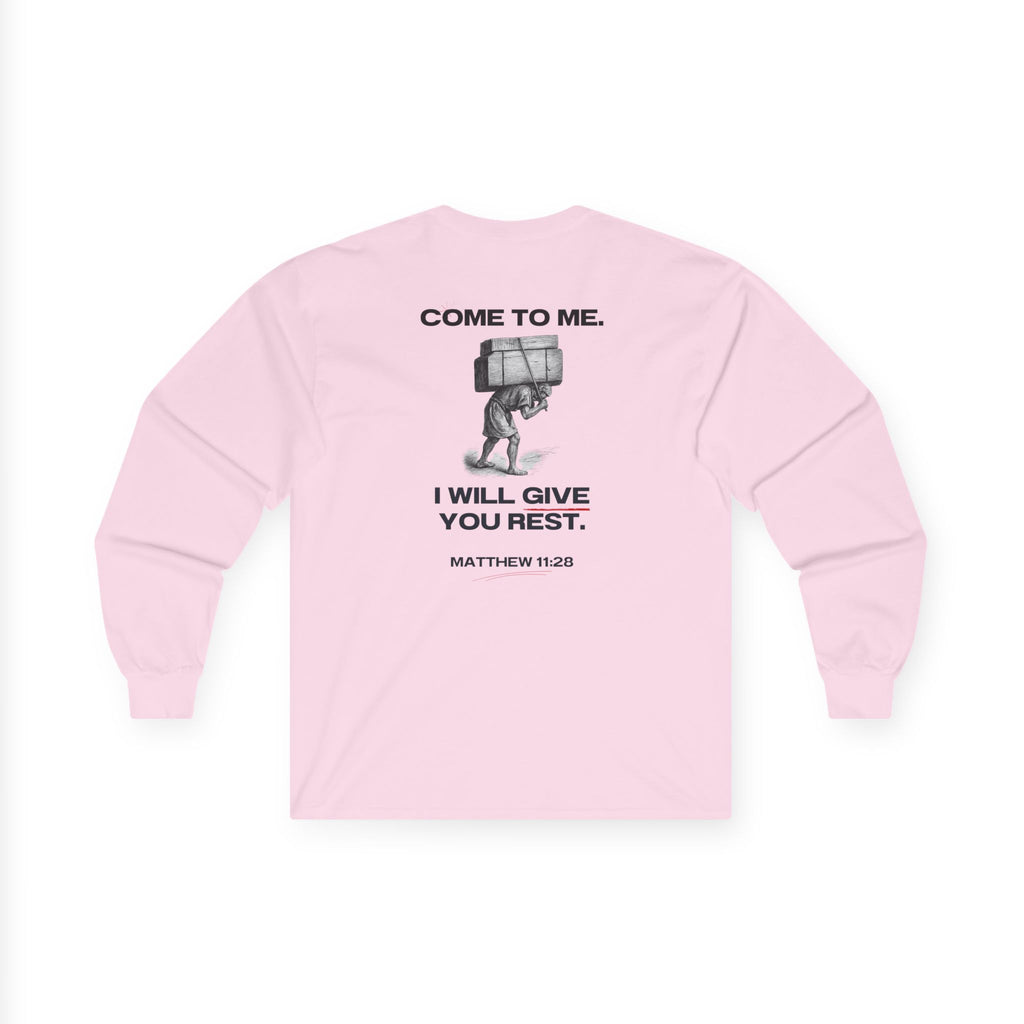 Matthew 11:28 - Christian Long Sleeve