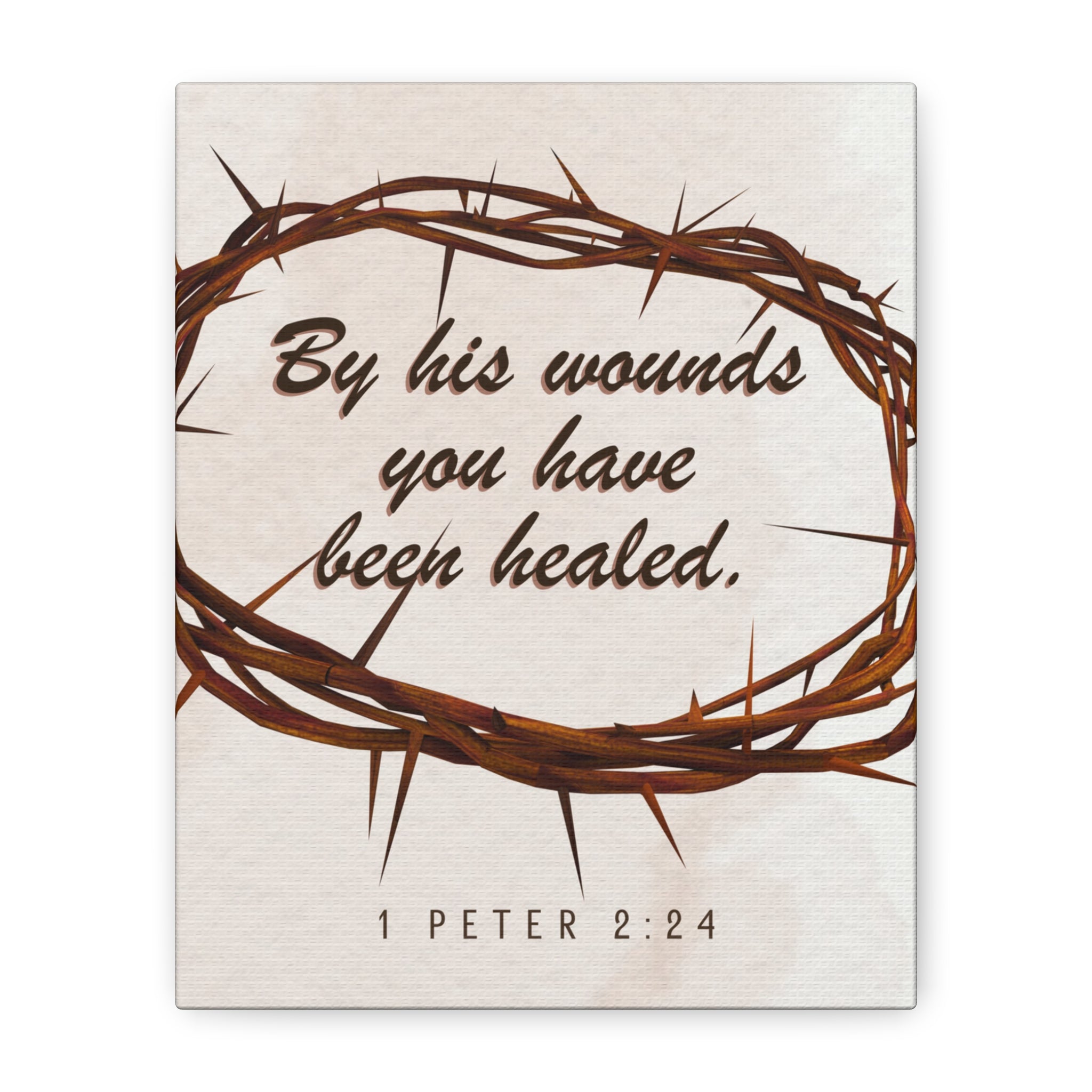 1 Peter 2:24 - Christian Wall Art
