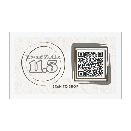 Eleven3 Studios - Car Magnet + QR Code